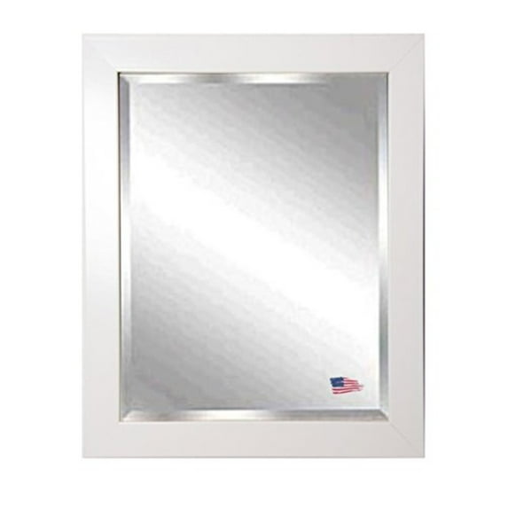 Rayne Glossy White Wall Mirror