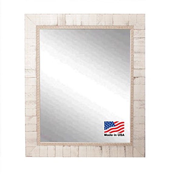 Rayne Ava Collection Italian Ivory Wall Mirror - (38.5 x 44.5)