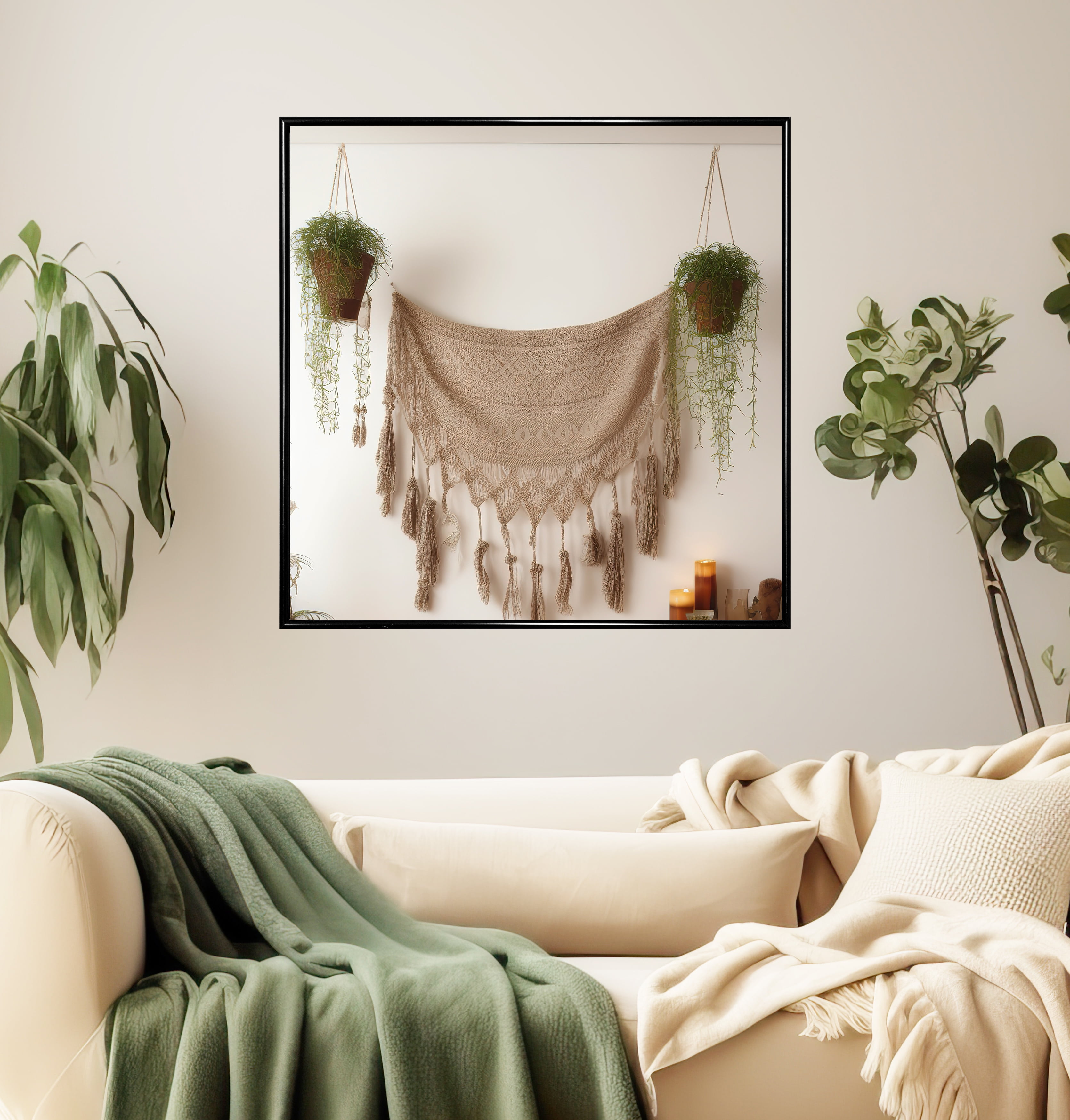 Rayne Mirrors Alpha Black Metal Wall Mirror 16.25 X 16.25