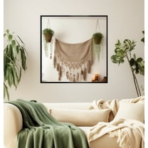 Rayne Mirrors Alpha Black Metal Wall Mirror 30.25 X 30.25