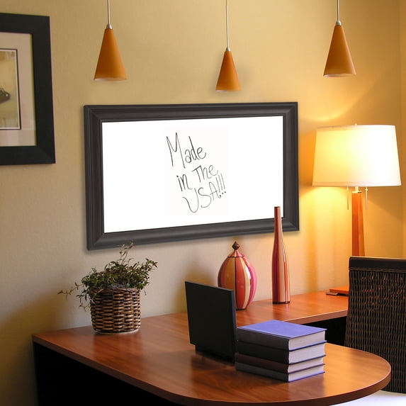 Rayne Mirrors American Made Rayne Brazilian Walnut Whiteboard