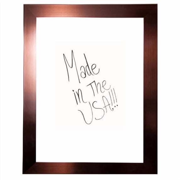 Rayne Mirrors American Made Rayne Shiny Bronze Whiteboard