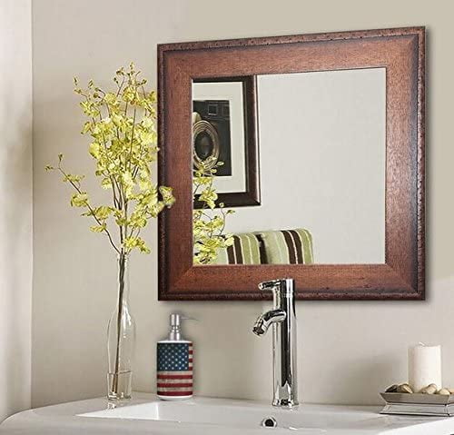 Rayne Mirrors Rayne Timber Estate Wall/ Vanity Mirror - Walnut