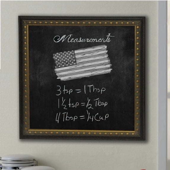 Rayne Mirrors American Made Rayne Traditional Cameo Bronze Blackboard/Chalkboard