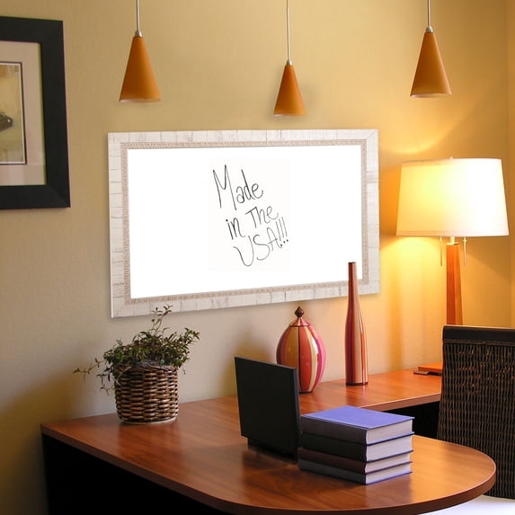 Rayne Mirrors American Made Rayne Tuscan Ivory Dry Erase Board