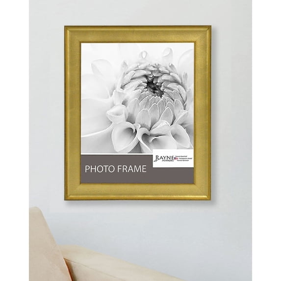 Rayne Mirrors American Made Rayne Vintage Gold Picture Frame