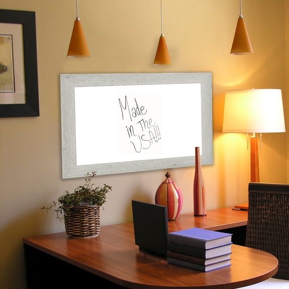 Rayne Mirrors American Made Rayne White Washed Antique Dry Erase Board