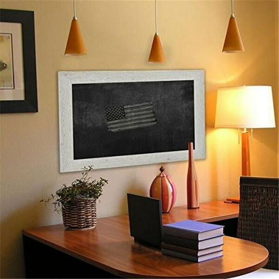 Rayne Mirrors B5942.5-84.5 American Made White Washed Antique Blackboard & Chalkboard, 48 x 90 in.