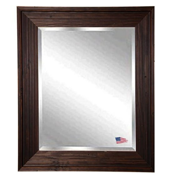 Rayne Mirrors Barnwood Brown Wall Mirror