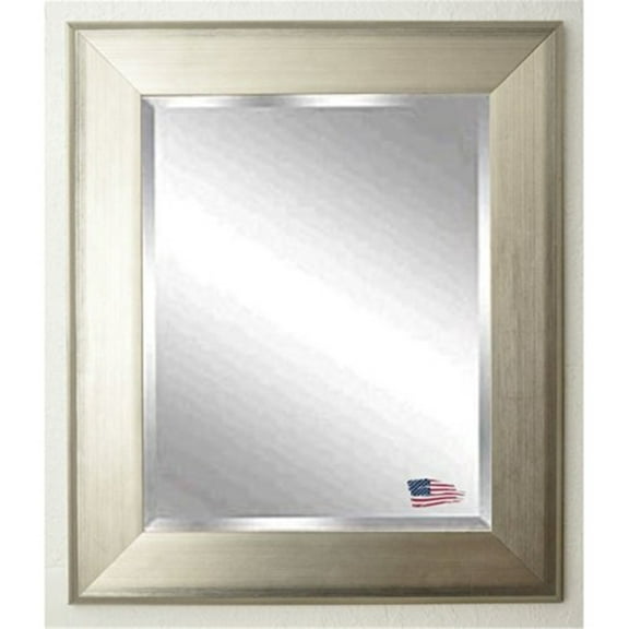 Rayne Brushed Silver Wall Mirror