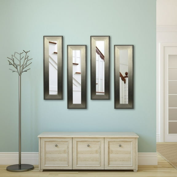 Rayne Mirrors Molly Dawn Brushed Aged Silvertone Wall Mirror