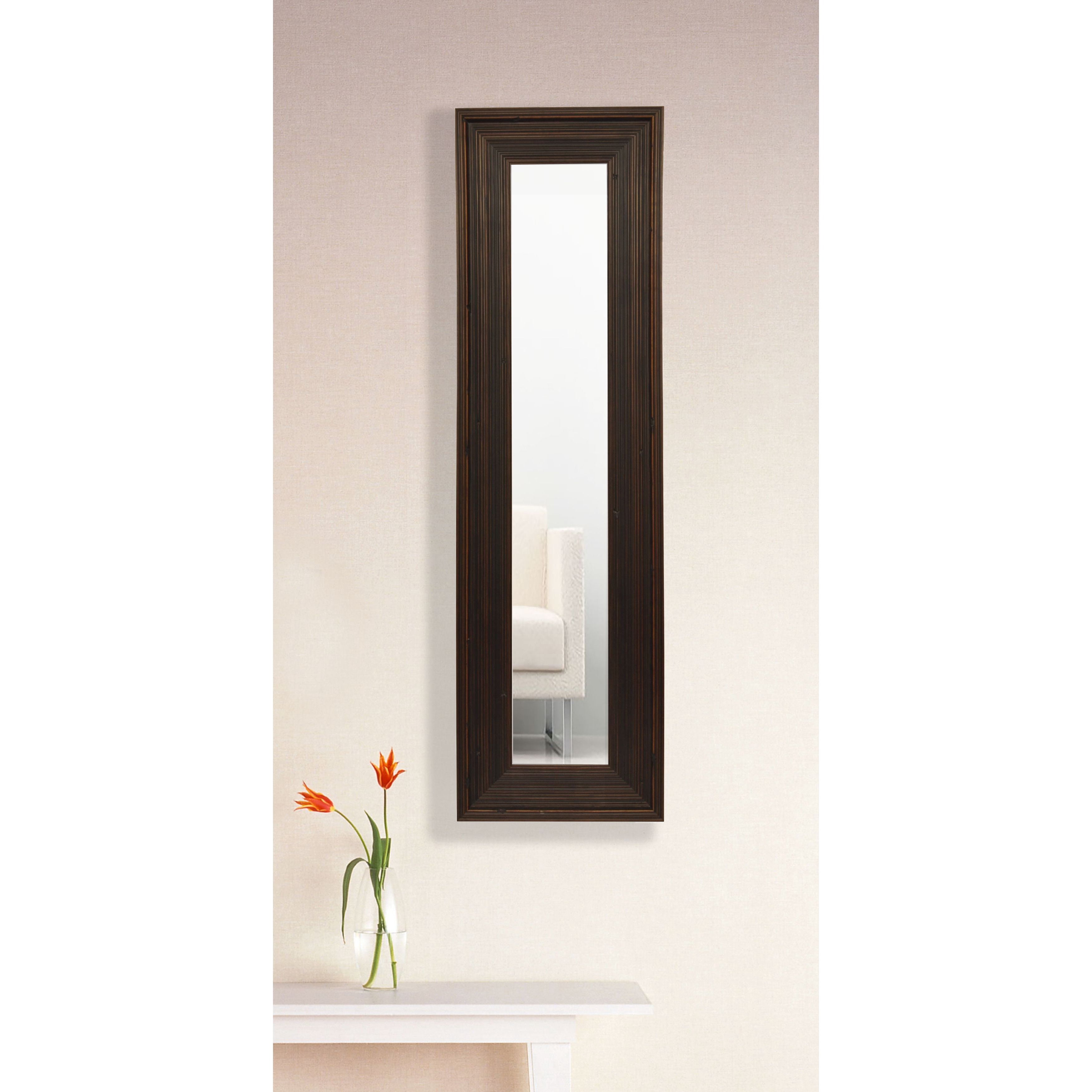 Rayne Mirrors Molly Dawn Dark Brown Barnwood Wall Mirror