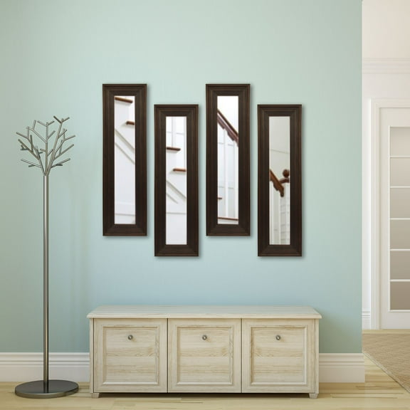 Rayne Mirrors Molly Dawn Dark Brown Barnwood Wall Mirror