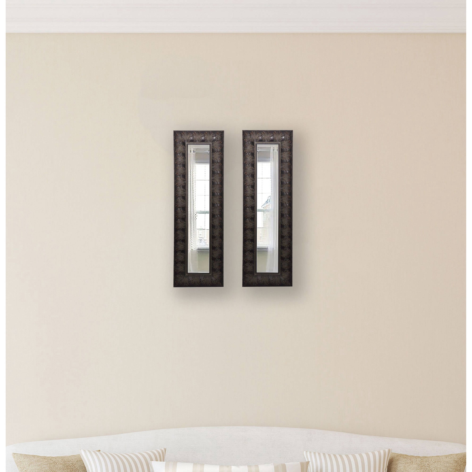 Rayne Mirrors Molly Dawn Feathered Accent Wall Mirror