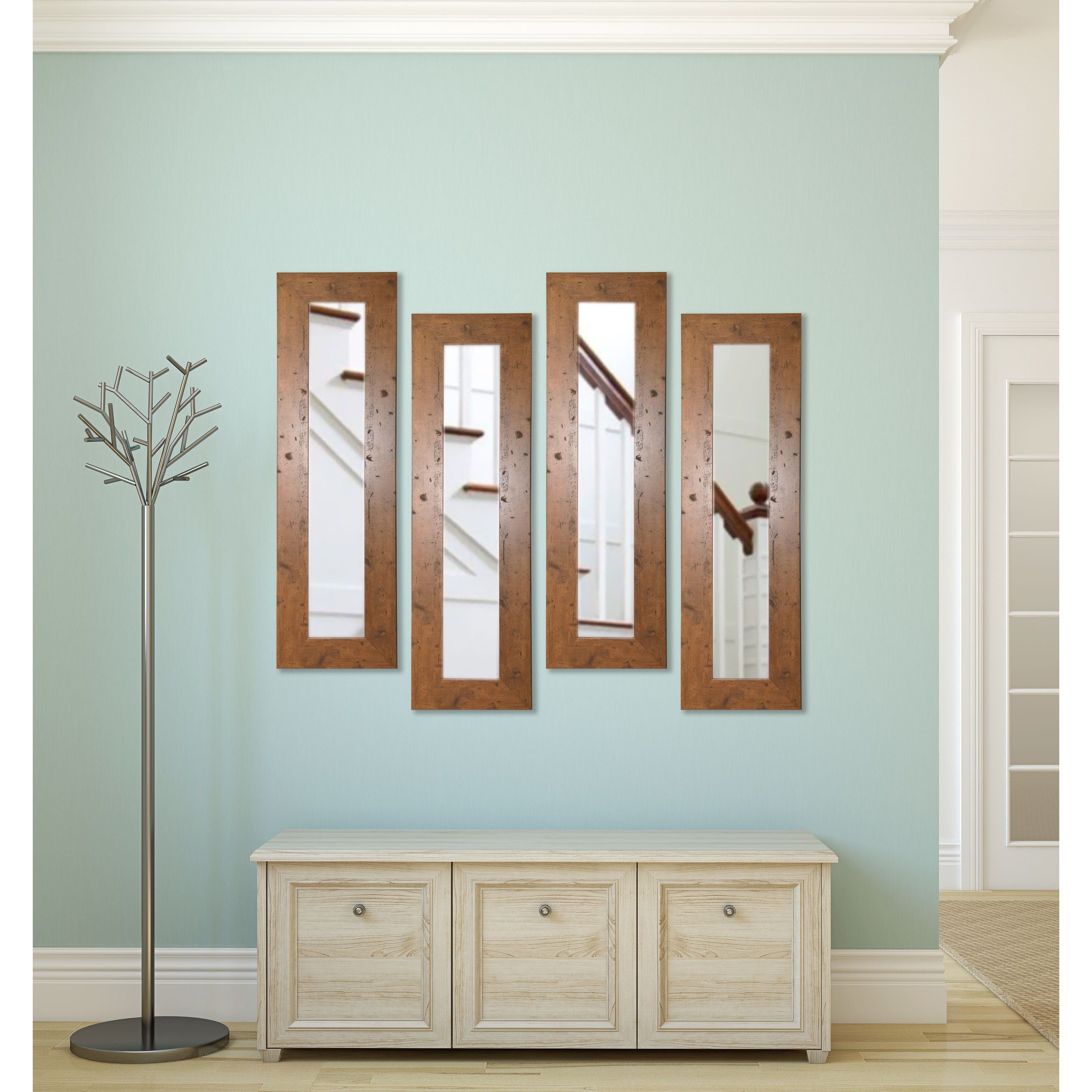 Rayne Mirrors Molly Dawn Rectangular Walnut Wall Mirror - Walmart.com