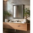 thumbnail image 1 of Rayne Mirrors Ozark Hardwood Wall Mirror 40"x33" Floor Mirror Red Oak Carbon Gray, 1 of 4