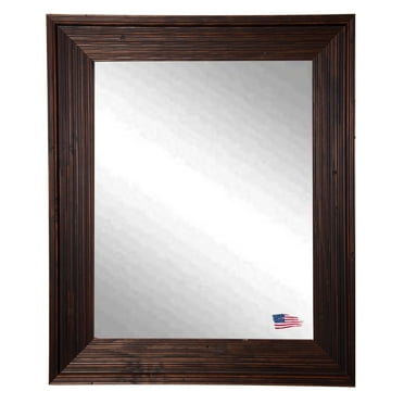 Rayne Mirrors Rustic Brown Wall Mirror