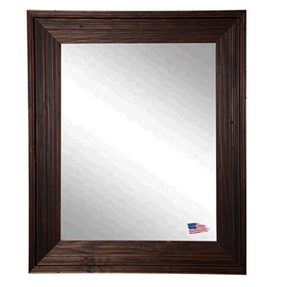 Rayne Mirrors Rustic Brown Wall Mirror