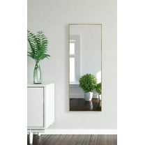 Rayne Mirrors Tango Polished Gold Slender Body Mirror 15.25 x 54.25
