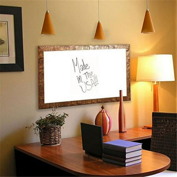 Rayne Mirrors W3324.5-84.5 American Made Safari Bronze Whiteboard, 28 x 88 in.