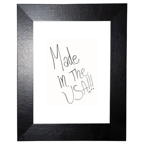 Rayne Mirrors W373060 American Made Black Wide Leather Whiteboard, 36 x 66 in.