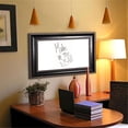 thumbnail image 1 of Rayne Mirrors W083642 American Made Black With Silver Caged Trim Whiteboard, 44.25 x 50.25 in., 1 of 5