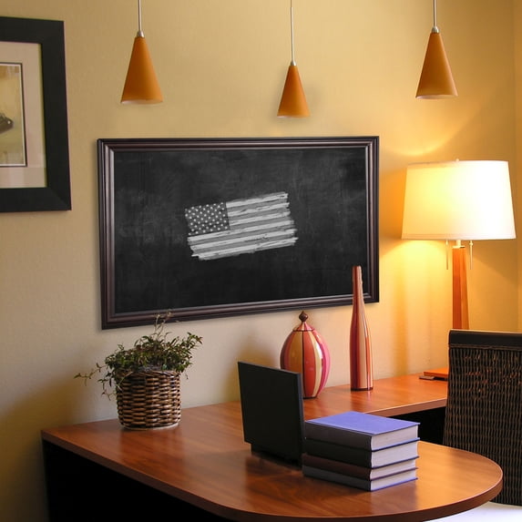 Rayne Mirrors Walnut Chalkboard