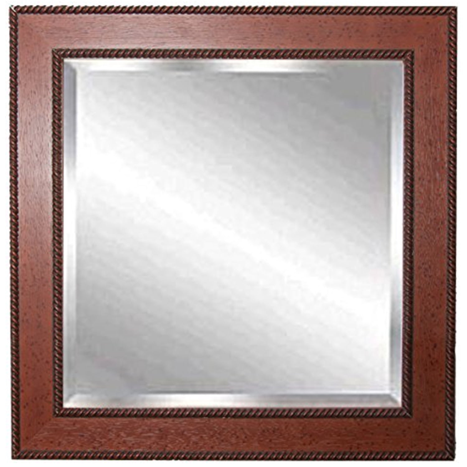 Rayne Mirrors Western Rope Square Wall Mirror - 34W x 34H in.