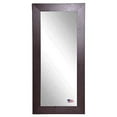 thumbnail image 1 of Rayne Wide Brown Leather 31 x 66 Floor Mirror, 1 of 2