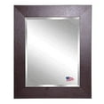 thumbnail image 1 of Rayne Mirrors Wide Brown Leather Wall Mirror, 1 of 5