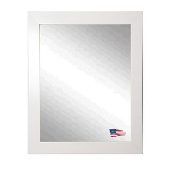 Rayne Polished White Wall Mirror