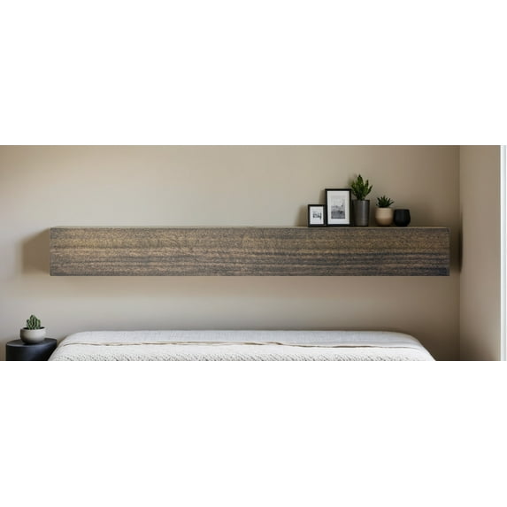 Rayne Poplar Floating Shelf 16x4x4in Ebony