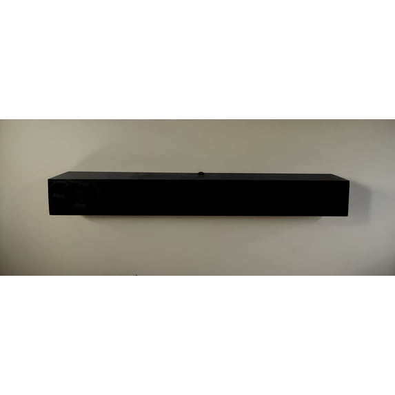 Rayne Poplar Floating Shelf 60x4x4in Black