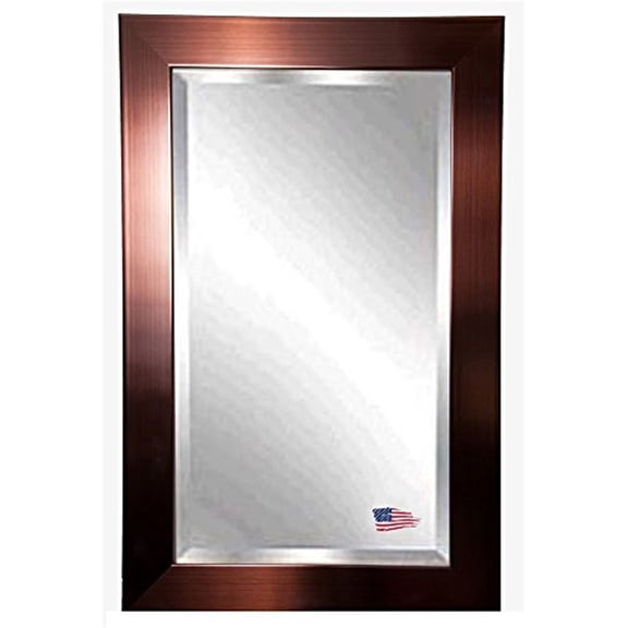 Rayne Shiny Bronze Wall Mirror