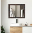 thumbnail image 1 of Rayne Wide 33 X 40 INDUSTRIAL STEEL BRASS Mirror, 1 of 3