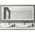 thumbnail image 1 of Rayne Wide 33 X 64 BARNWOOD WHITE Mirror, 1 of 4