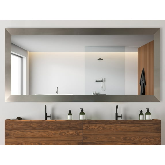 Rayne Wide 33 X 64 Silver Mirror