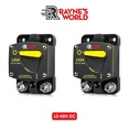 thumbnail image 1 of Rayne's World 100 Amp Heavy Duty Circuit Breaker Manual Reset DC 12-48V - Car Audio, Marine, Truck, Trolling Motor, Stereo, RV, Solar Power - 2 Pack, 1 of 7
