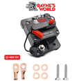 thumbnail image 1 of Rayne's World 300 Amp 12V-48V DC Waterproof Circuit Breaker with Connection Kit - Car Stereo, RV, Solar Power, Automotive, Marine, Trolling Motor, 1 of 8