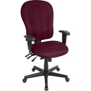 Raynor Eurotech 4 x 4 XL Fabric Ergonomic High-Back Task Chair Fabric Burgundy FM4080-BUR