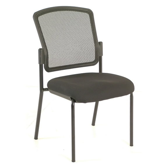 Raynor Eurotech Mesh/Fabric Dakota 2 Guest Chair Black 2/Carton 7014-BLK