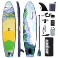 thumbnail image 1 of Rayocon Inflatable Paddle Board for Adults, 10'6'' Stand Up Paddle Board, Wide Stable Touring SUP with Pump and Dry Bag, 1 of 10