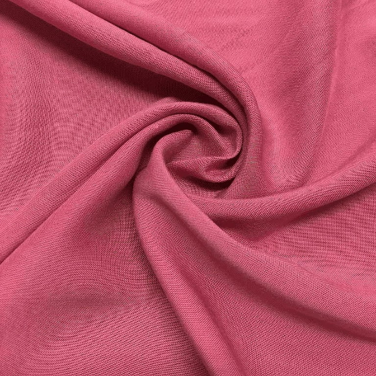 Rayon Challis Fabric 100% Rayon 53/54 wide Sold by the Yard Many Colors  (Dusty Rose)