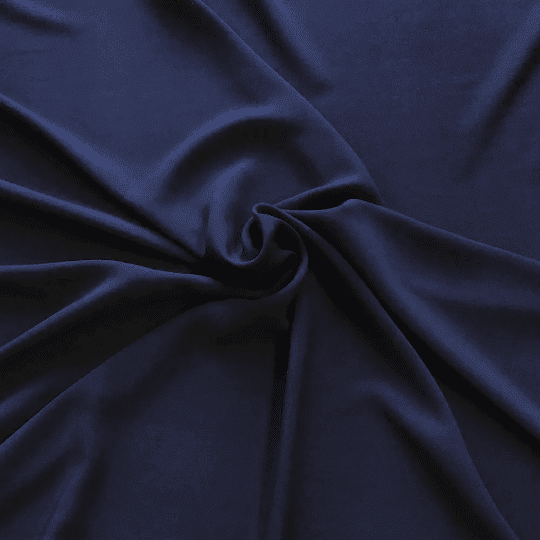 Rayon Challis Fabric 100% Rayon 53/54" wide Sold by the Yard Many Colors (Navy)