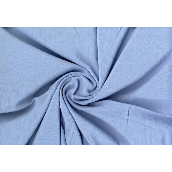 Rayon Crepon Gauze Woven Fabric – Soft & Light Weight (CHAMBRAY, ByYard)