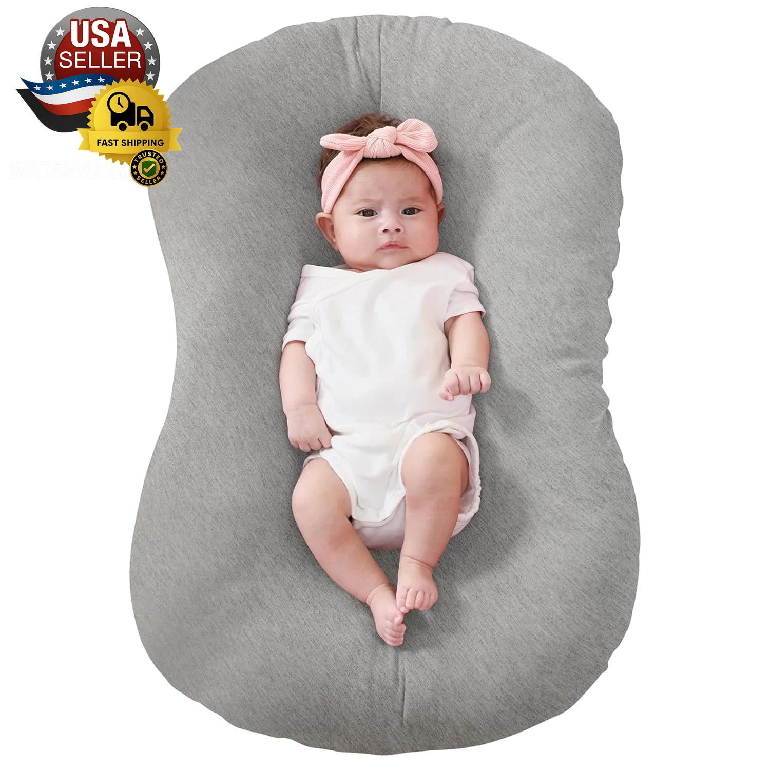 Rayon Derived From Bamboo Babyy Lounger Cover Compatible With Snuggle Me Lounger,