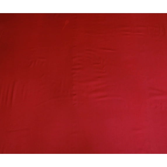 Rayon Fabric Dressmaking 40" Wide Red Solid Sewing Craft Fabrics By The Yard