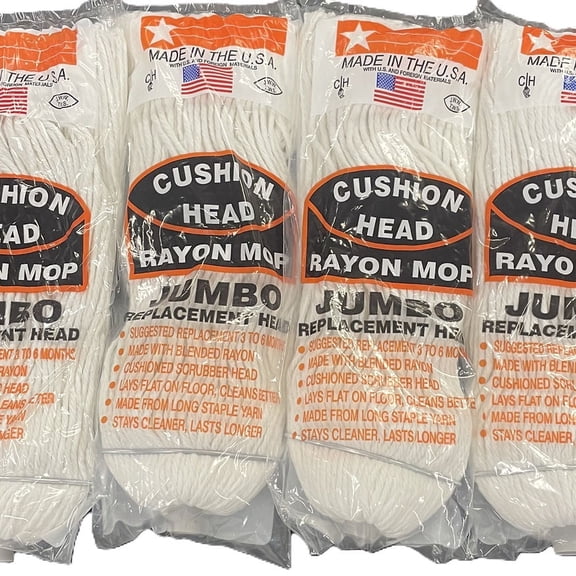 Rayon Mop Replacement head 4 pack