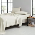 thumbnail image 1 of Rayon from Bamboo 4 Piece Luxury Solid Sheet Set - 8 Colors - Ivory - Full, 1 of 1