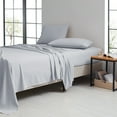 thumbnail image 1 of Rayon from Bamboo 4 Piece Luxury Solid Sheet Set - 8 Colors - Silver - Queen, 1 of 1